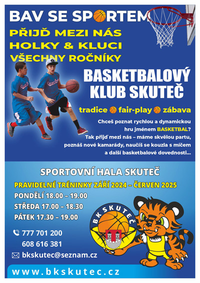 Nábor basketbalistů Skuteč